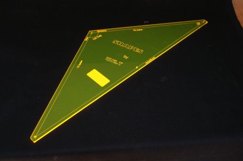 10 INCH SIDE 120 DEGREE TRIANGLE ACRYLIC TEMPLATE