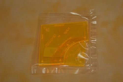 A 3 INCH FINISHED DRUNKARDS PATH ACRYLIC TEMPLATE 2 PART SET
