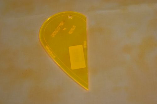 A 4 inch FINISHED ACRYLIC HEART TEMPLATE