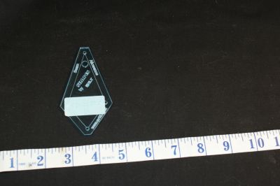 5 POINT STAR ACRYLIC TEMPLATE DIAMOND B