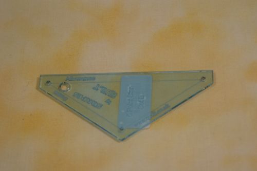 5 POINT STAR ACRYLIC TEMPLATE SETTING TRIANGLE B