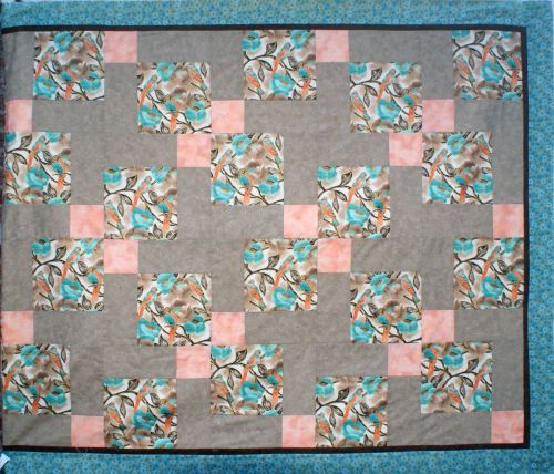 EXOTIC BIRDS DARK QUILT KIT