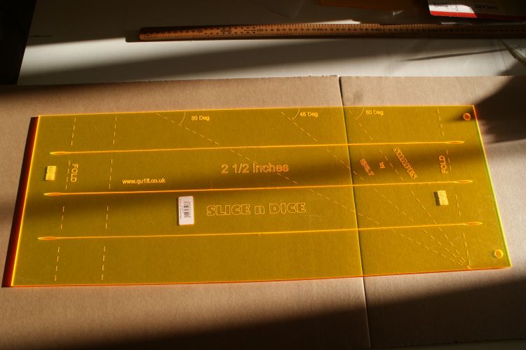 SLICE N DICE RULER CUTS 4 x 2.5 inch strips