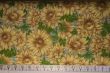 FF6380C LARGE SUNFLOWERS ON BLUE BY FABRIC FREEDOM