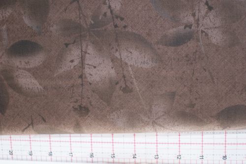 FABRIC FREEDOM JAPANESE TAUPE - CHOC FLORAL