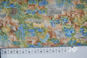 FABRIC FREEDOM F387/2 - FLOWERPOTS