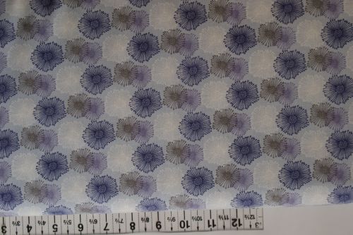 SPRINGTIME DESIGN 2 BLUE by FABRIC FREEDOM
