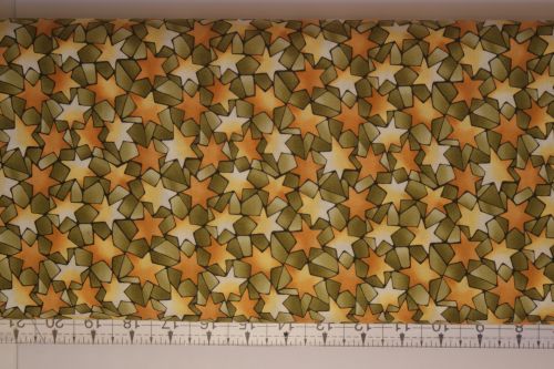 OCEAN WAVES YELLOW & GREEN STARS FABRIC FREEDOM F918/6
