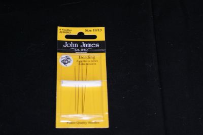JOHN JAMES BEADING NEEDLES SIZE 10/13