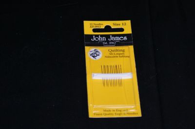 JOHN JAMES QUILTING NEEDLES SIZE 12