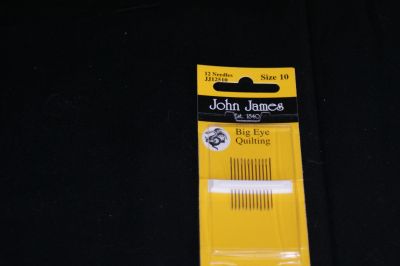 BIG EYE QUILTING NEEDLES BY JOHN JAMES