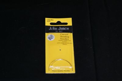 JOHN JAMES CURVED BEADING NEEDLES SIZE 10 PK of 2