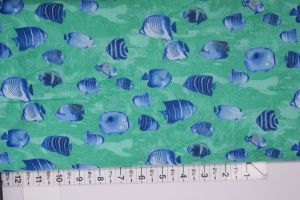 FABRIC FREEDOM K162/3 - BLUE FISH