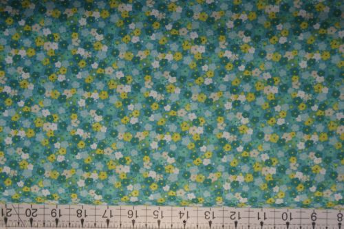 MK1416T SMALL FLOWERS ON TEAL BY MAKOWER