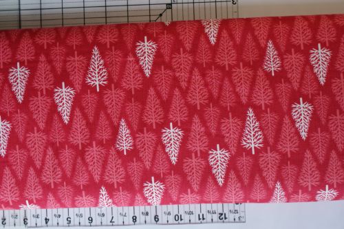 SCANDI TREES RED 1477R by MAKOWER