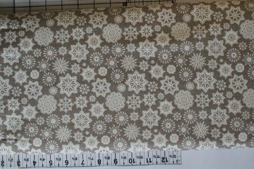 SCANDI SNOWFLAKE TAUPE 1480S6 by MAKOWER