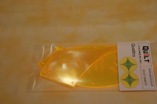 An ACRYLIC TEMPLATE FOR THE QUATRO DESIGN 2 PART SET