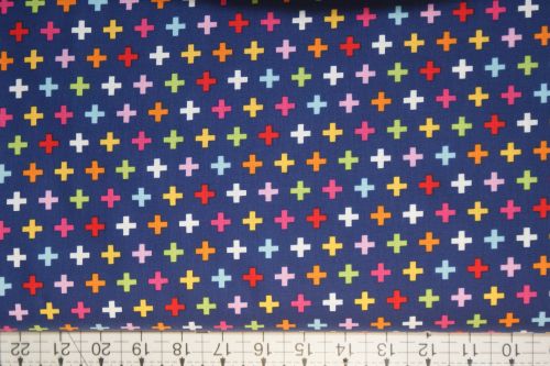 RK14741195 REMIX CROSSES ON BLUE BY ROBERT KAUFFMAN