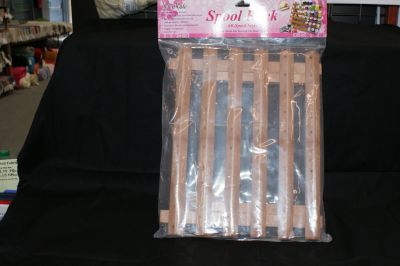 WOOD EFFECT SPOOL RACK FOR 60 BOBBINS