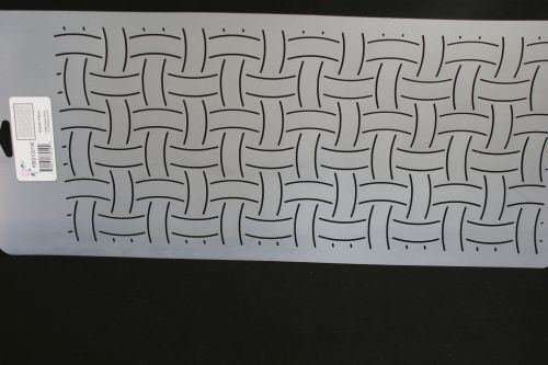 QUILTING STENCIL BQ1001 BASKET WEAVE