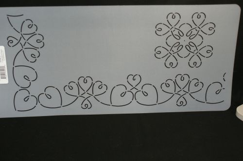 QUILTING STENCIL 1003 2.5 INS LOOPY HEART