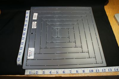 FOUNDATION STENCIL FOR 12 inch LOG CABIN