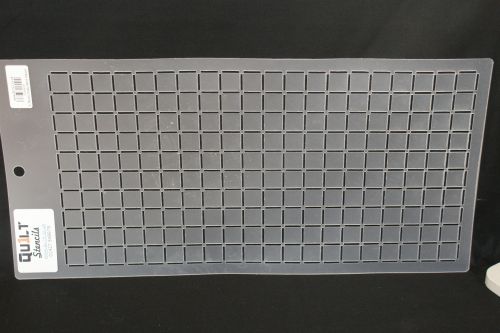 0.75 INCH SQUARE CROSS HATCH QUILTING STENCIL