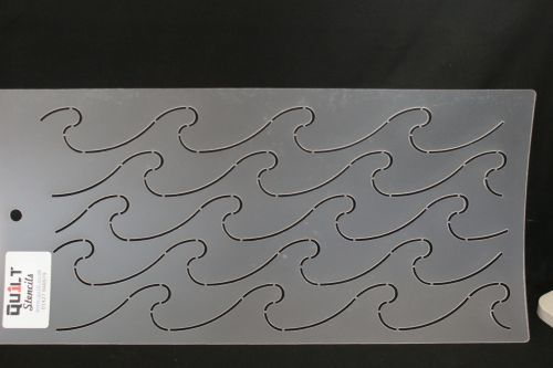 QUILTING STENCIL 659 ROLLING WAVES